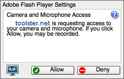 Take a photo - webcam access